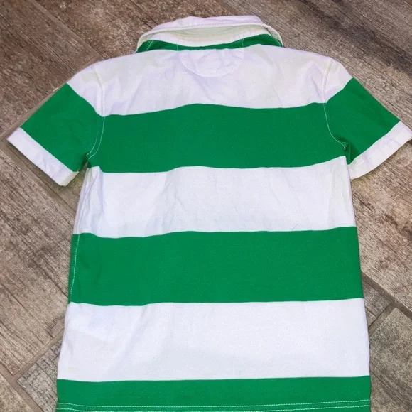 POLO BY RALPH LAUREN Striped Cotton Short-Sleeve Rugby Shirt - Picture 6 of 6